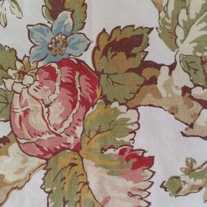 2/ Pottery Barn Palamore Floral Dinner Table Placemats Linen/Cotton Blend 13x19